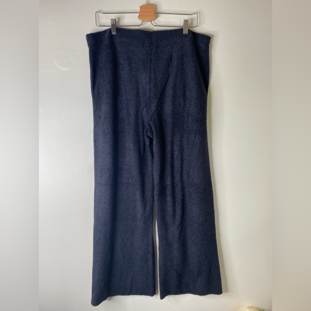 Barefoot Dreams CozyChic‎ Lite Welt Pocket Ribbed Pant Black Petite Extra Large - Picture 5 of 6
